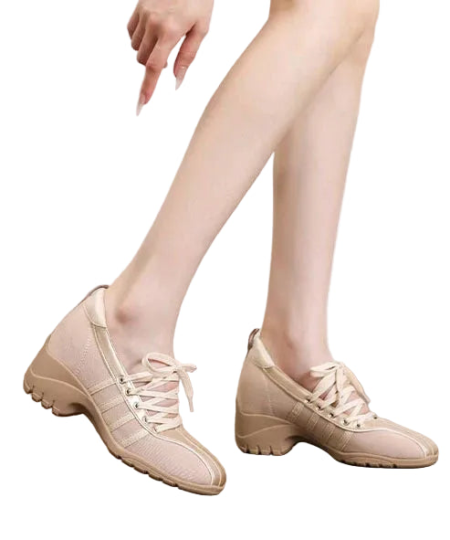 Women's Chunky Flat Shoes Cross Strap Design 2