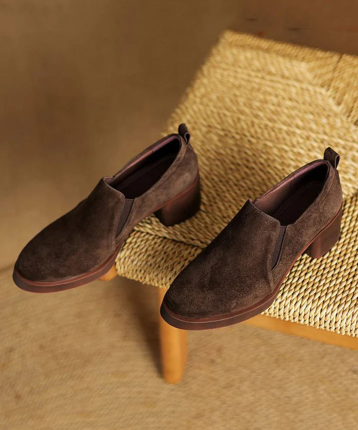 Women's Chunky Heel Splicing Ankle Boots 3