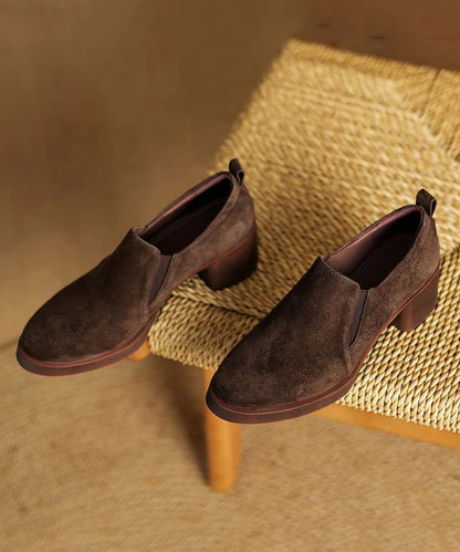 Women's Chunky Heel Splicing Ankle Boots 3