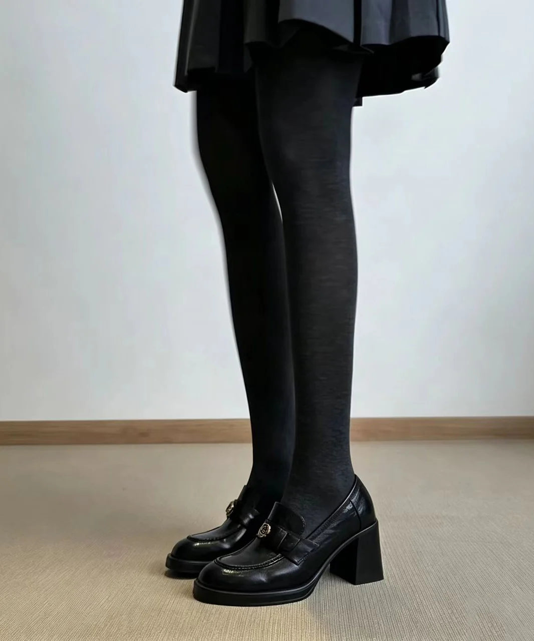 Women's Chunky Loafers Retro Style 3