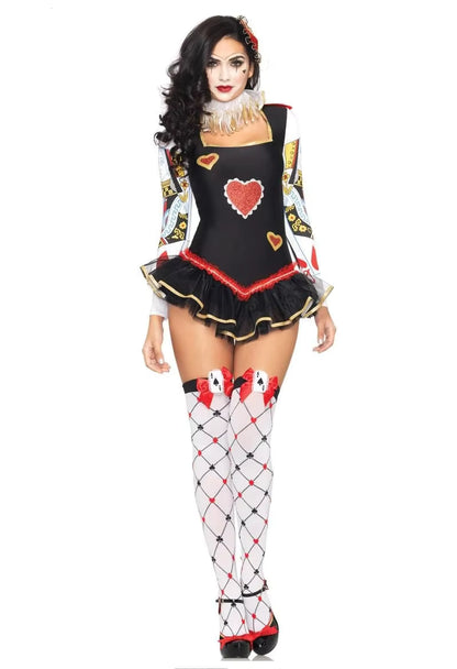 Women's Clown Costume Circus Party Dress Cosplay Outfit 7