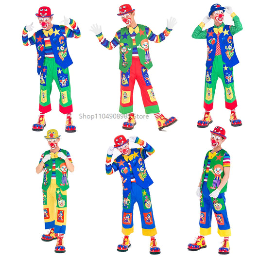 Women's Clown Costume Classic Style for Halloween and Stage Performances 0