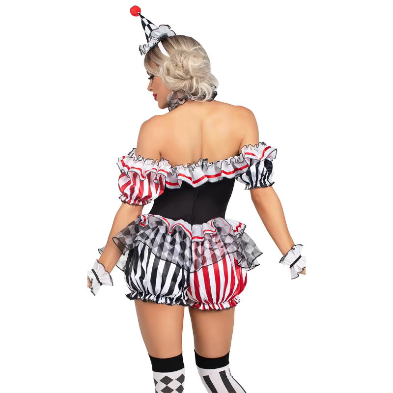 Women's Clown Costume Jester Style 4