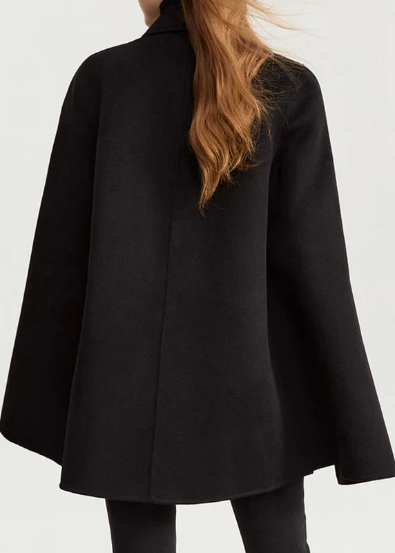 Women's Coat Button Patchwork Solid Fall Outerwear 3