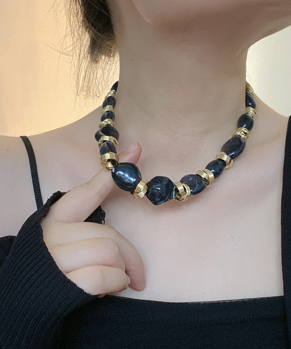 Women's Collar Necklace Boho Asymmetric Beading Style 0