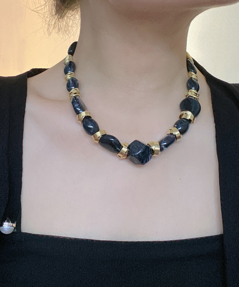 Women's Collar Necklace Boho Asymmetric Beading Style 2