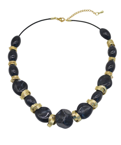 Women's Collar Necklace Boho Asymmetric Beading Style 3