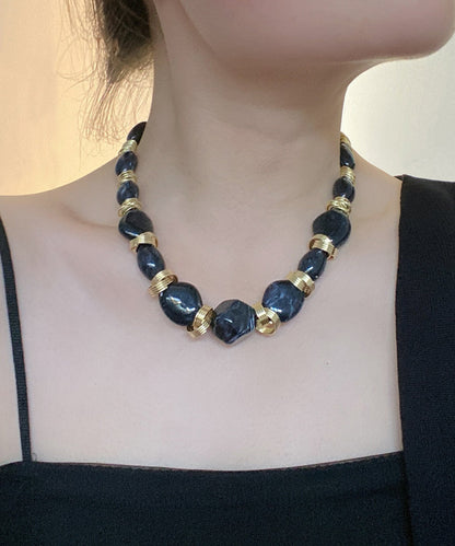 Women's Collar Necklace Boho Asymmetric Beading Style 4