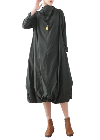 Women's Cotton Dress Baggy Caftan Autumn Style 0