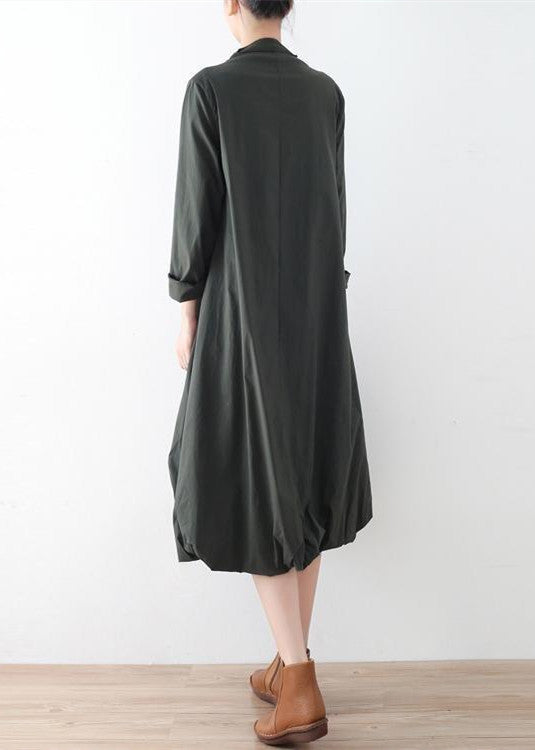 Women's Cotton Dress Baggy Caftan Autumn Style 3