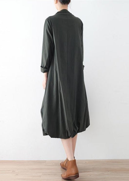 Women's Cotton Dress Baggy Caftan Autumn Style 3