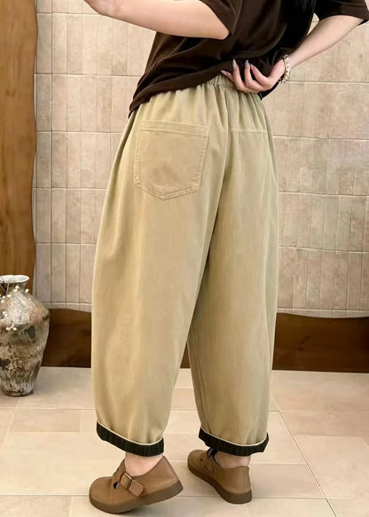 Women's Crop Pants High Waist Casual Style 3
