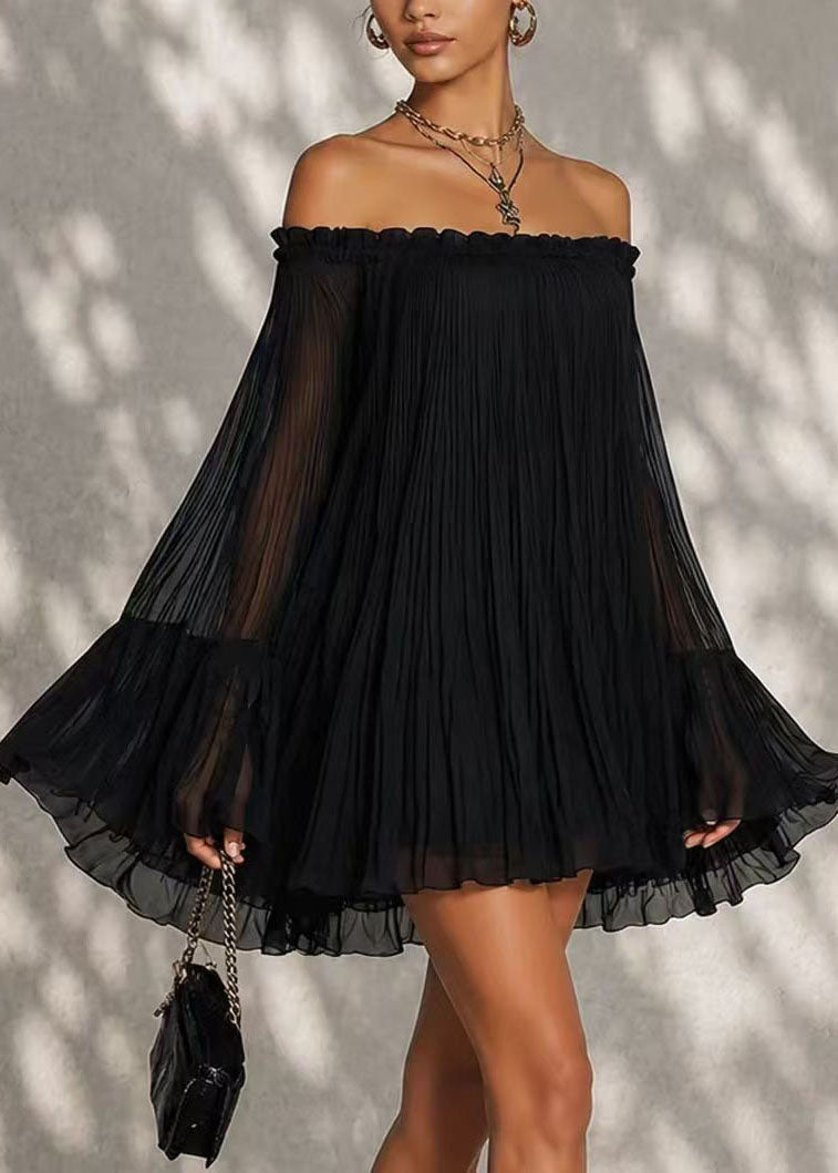 Women's Day Dress Bohemian Cold Shoulder 1