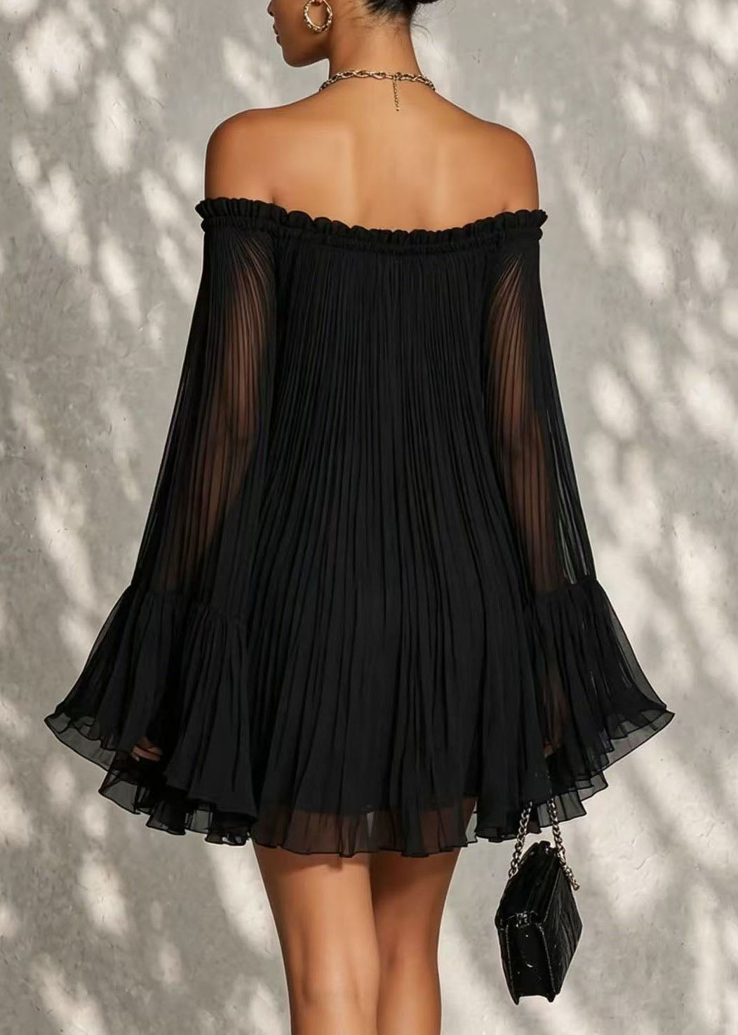 Women's Day Dress Bohemian Cold Shoulder 2