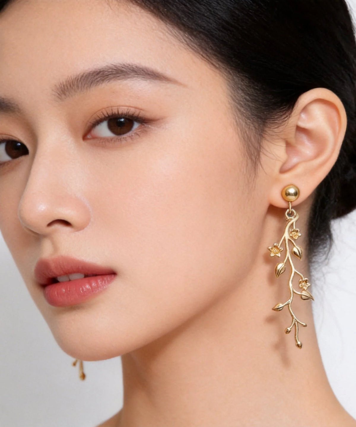 Women's Drop Earrings Branch Tassel Design 3