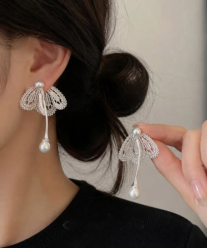 Women's Drop Earrings Butterfly Hollow Out Design 2