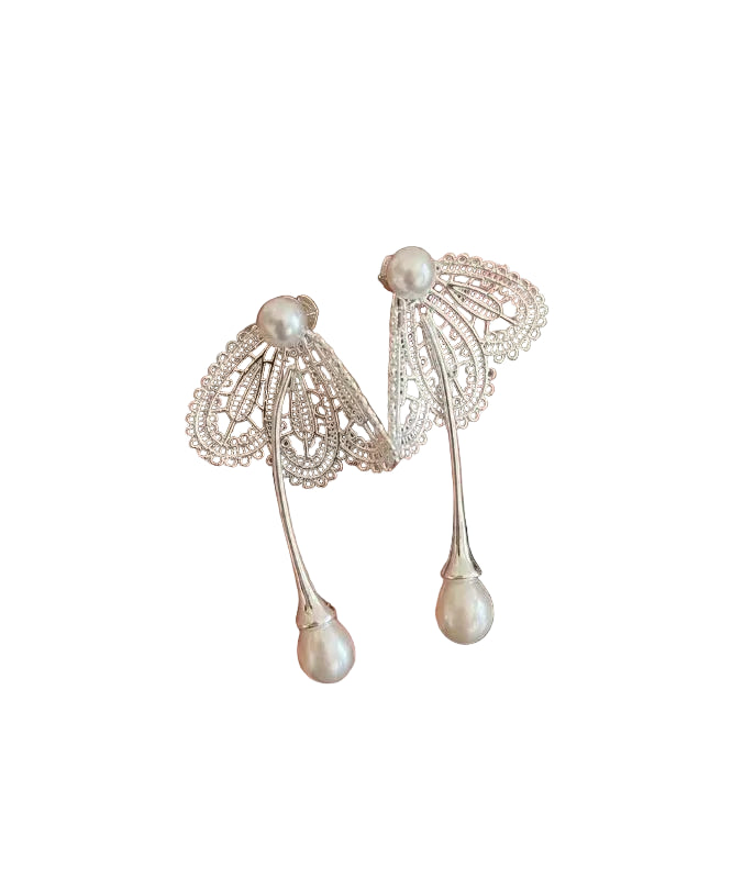Women's Drop Earrings Butterfly Hollow Out Design 4
