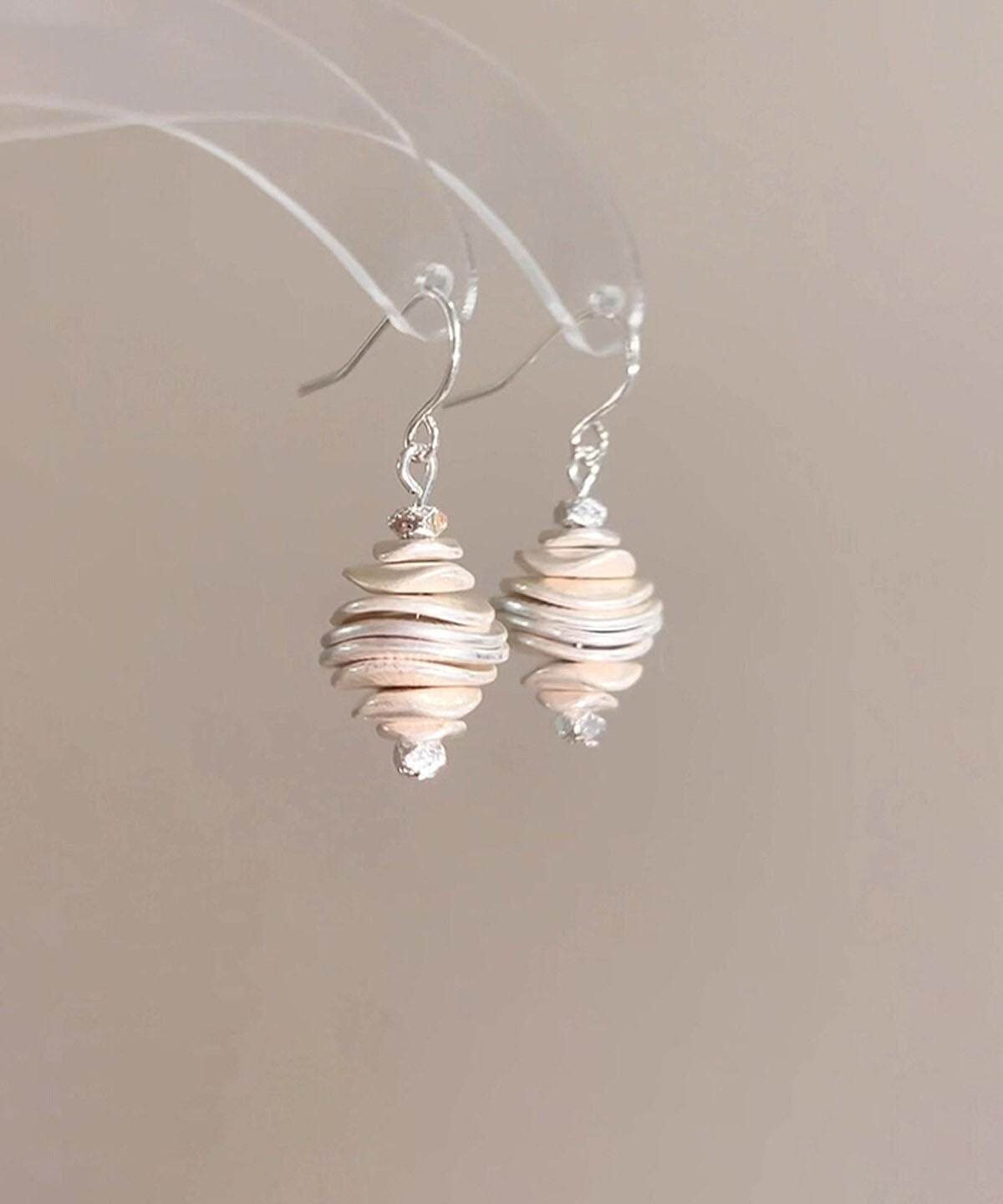 Women's Drop Earrings Conch Design 0