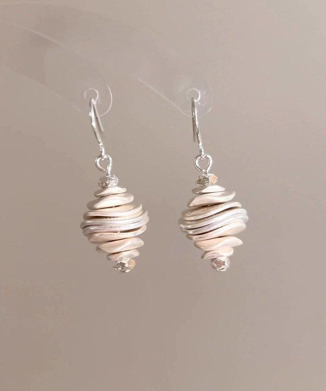 Women's Drop Earrings Conch Design 1