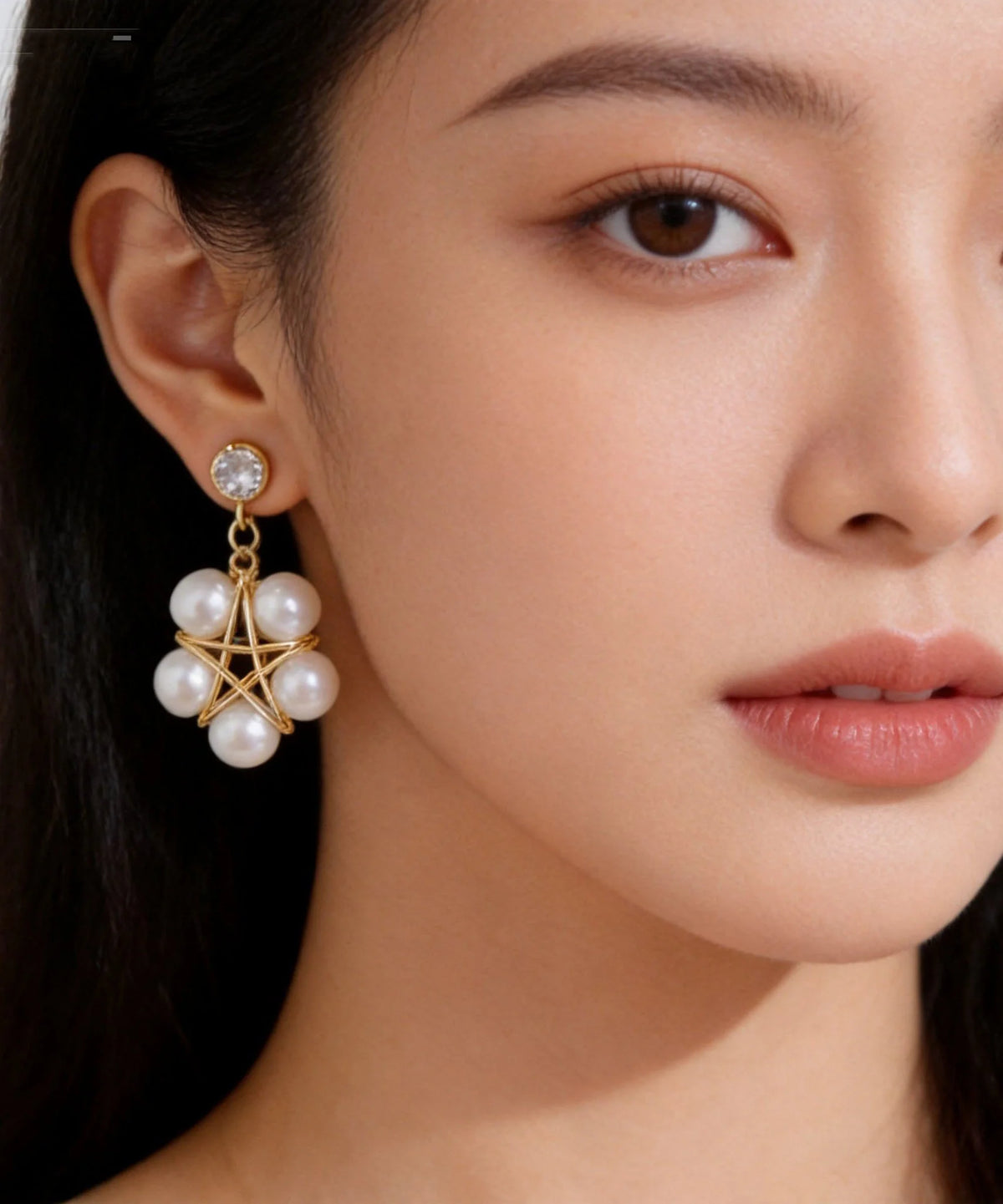 Women's Drop Earrings Five-pointed Star Design 2