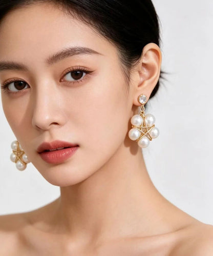 Women's Drop Earrings Five-pointed Star Design 4