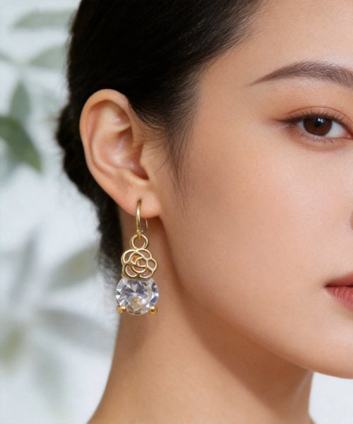Women's Drop Earrings Gemstone Accent 0