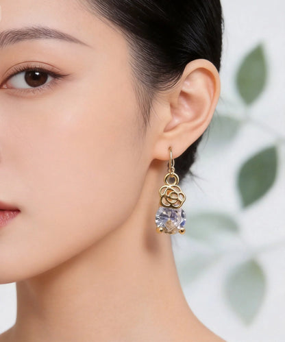 Women's Drop Earrings Gemstone Accent 2