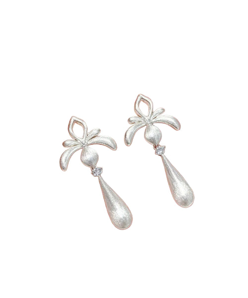 Women's Drop Earrings Hollow Water Droplet Design 0