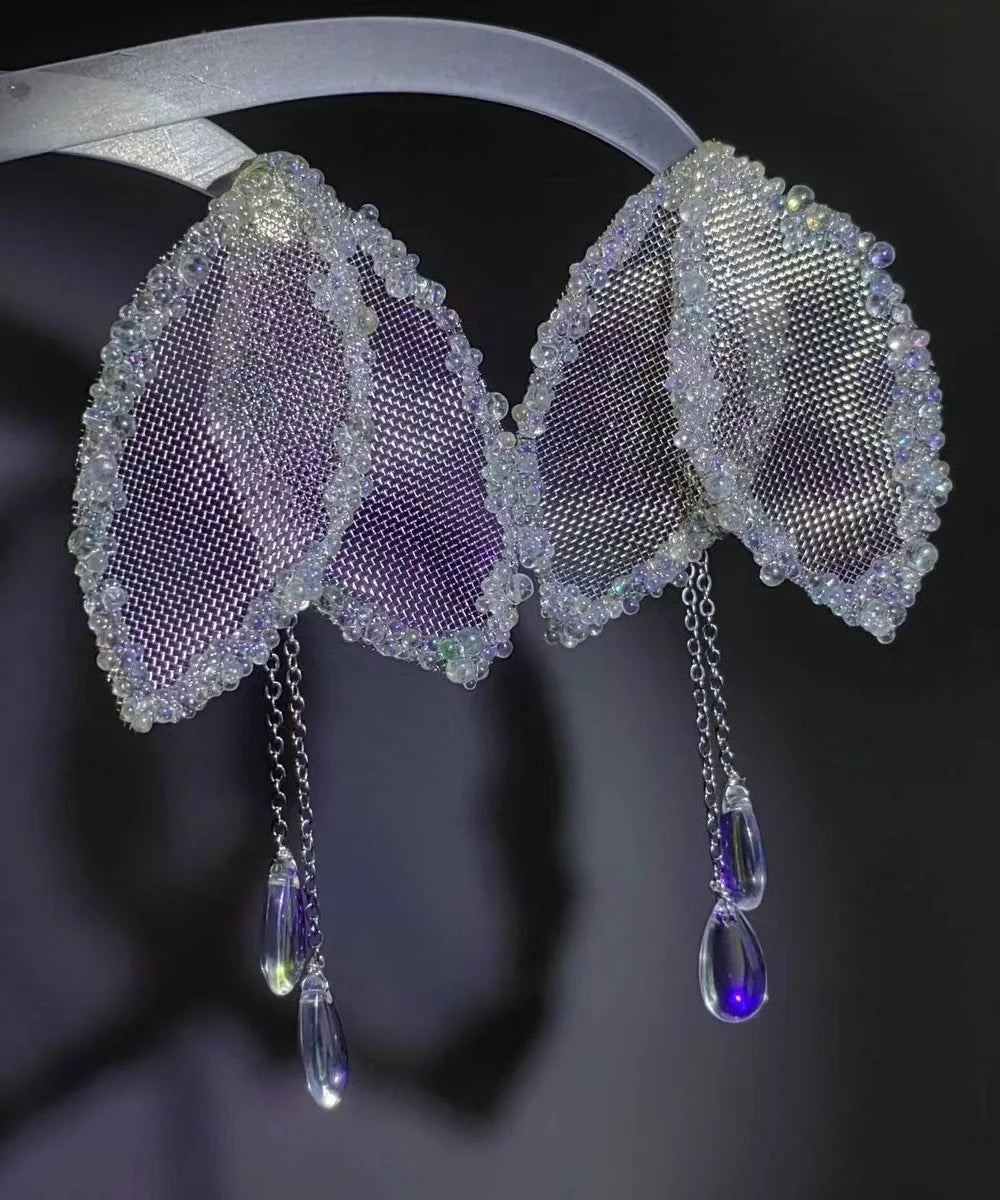 Women's Drop Earrings Mesh Leaf Teardrop Design 2
