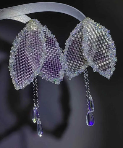 Women's Drop Earrings Mesh Leaf Teardrop Design 2