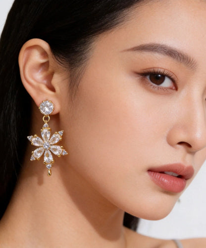 Women's Drop Earrings Sparkling Zircon Design 1