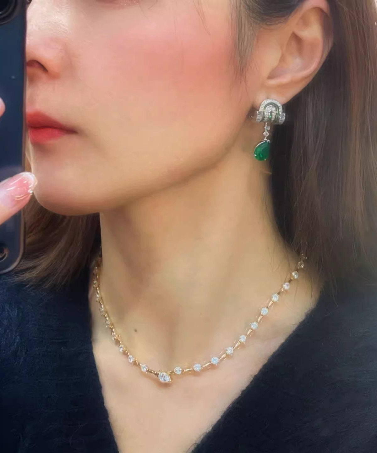 Women's Drop Earrings Water Droplet Style 1
