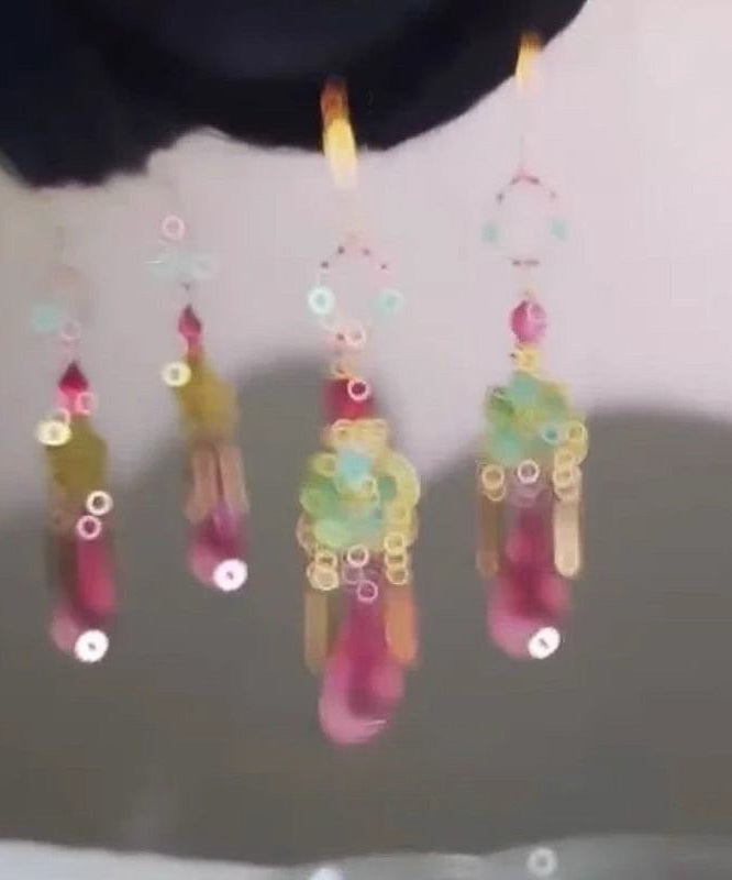 Women's Drop Earrings Water Droplet Tassel Design 3