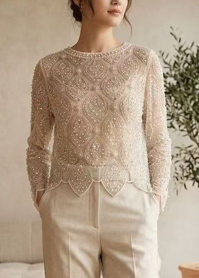 Women’s Embroidered Tulle Top Summer Style 2
