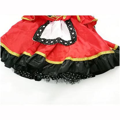Women's Fairy Tale Dress and Cloak Costume Set 5