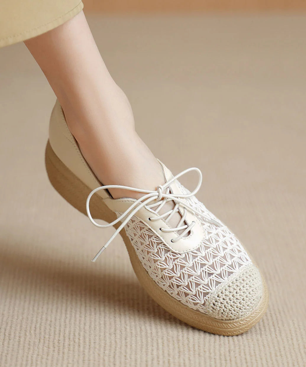 Women's Flat Shoes Boutique Splicing Design 2