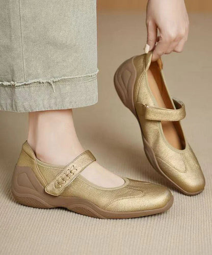 Women's Flat Shoes Buckle Strap Design 0