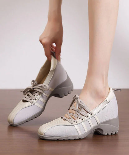 Women's Flat Shoes Chunky Cross Strap Flats 1