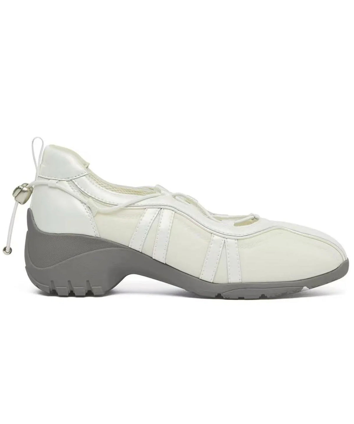 Women's Flat Shoes Cross Strap Chunky Style 4