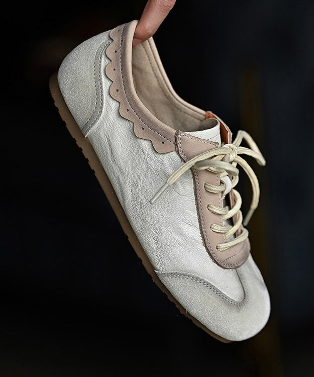 Women's Flat Shoes Spliced Design 4