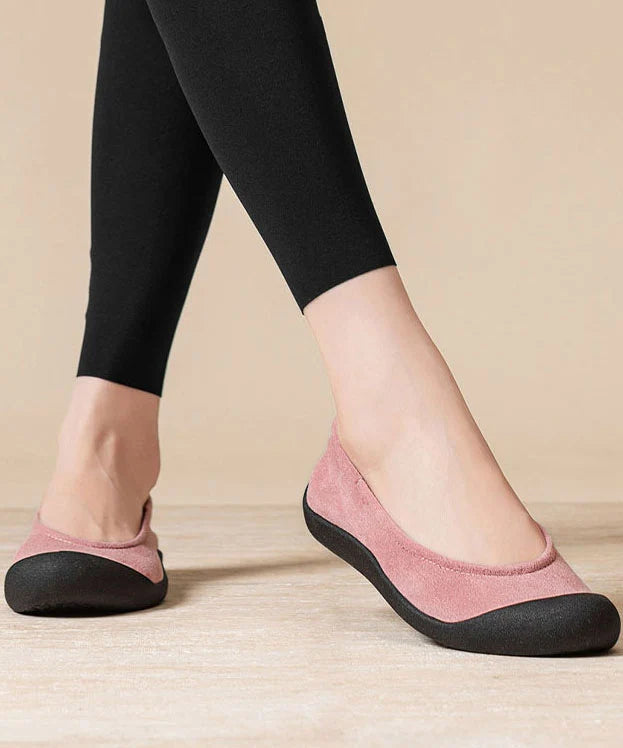 Women's Flat Shoes Splicing Design for Casual and Semi-Formal Wear 3