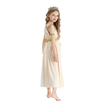 Women's Greek Goddess Costume Retro Style Gown 3