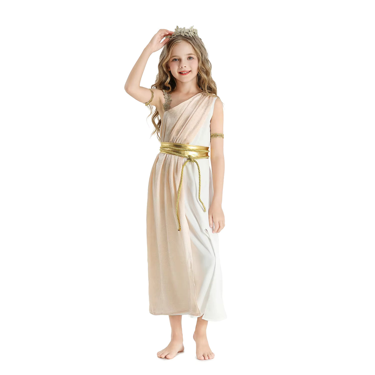 Women's Greek Goddess Costume Retro Style Gown 4