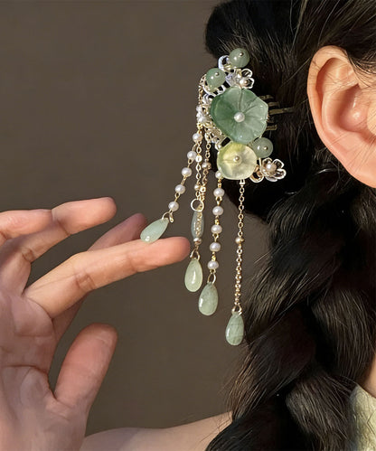 Women's Hairpin Floral Tassel Style 1