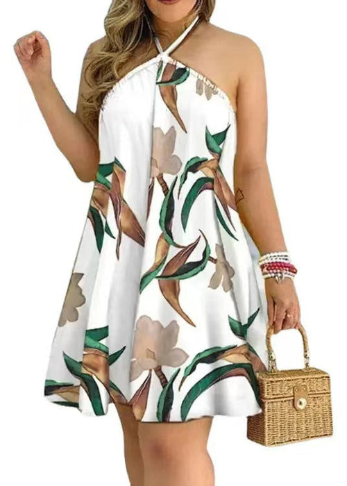 Women's Halter Dress Backless Boho Style 4