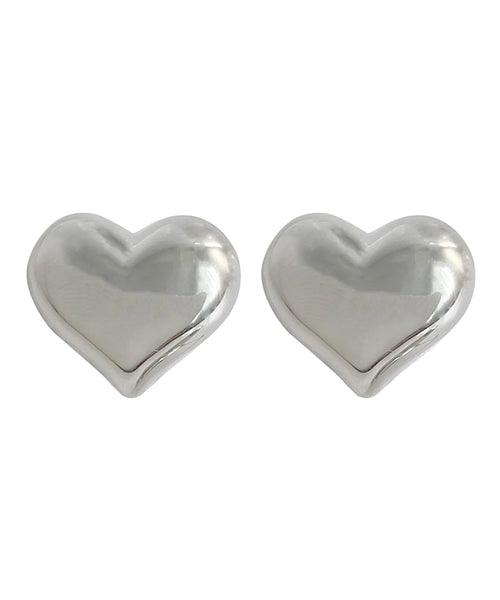 Women's Heart-Shaped Stud Earrings Classic Style 4