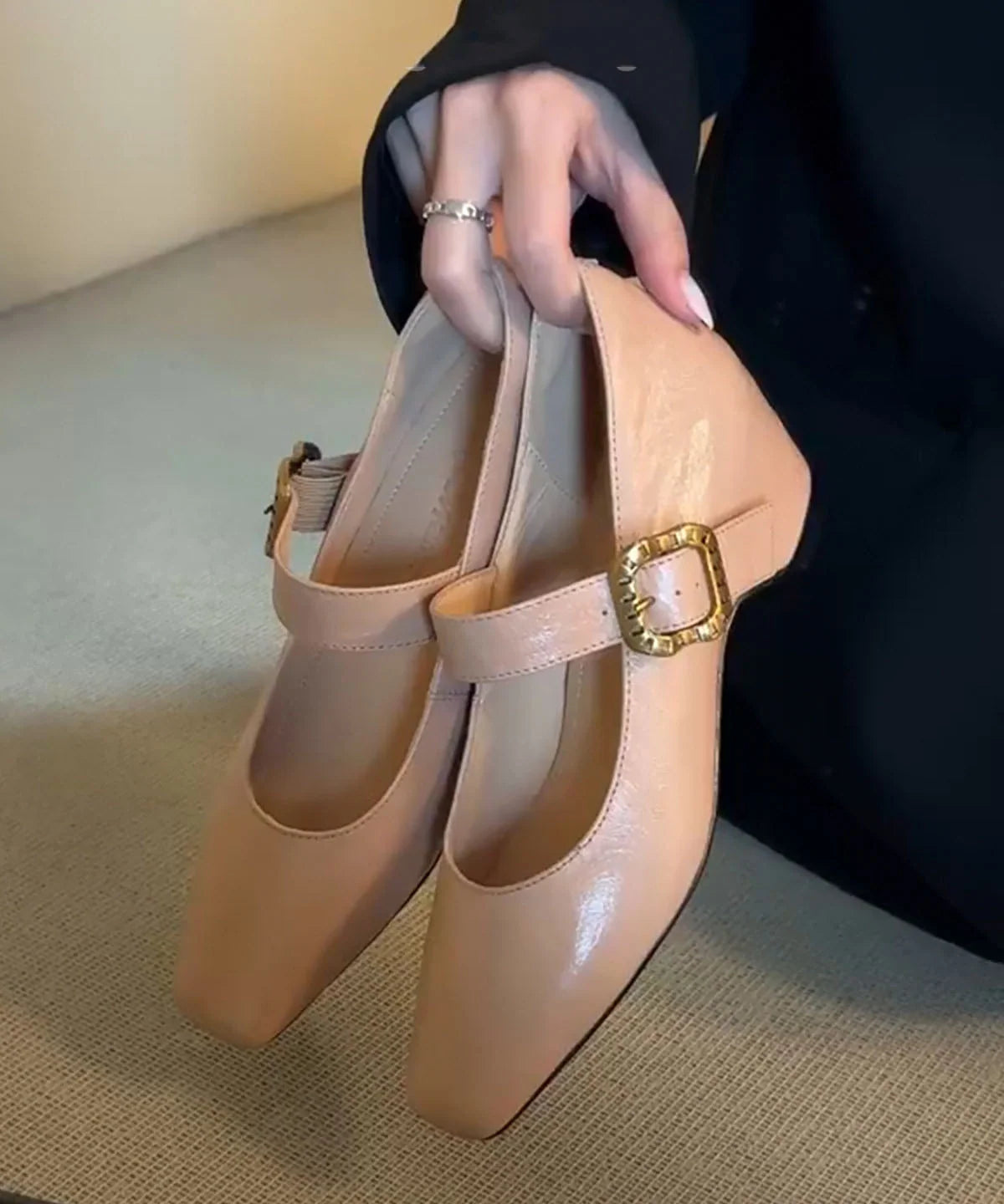 Women's High Heels Chunky Style Comfortable Heels for Women 4