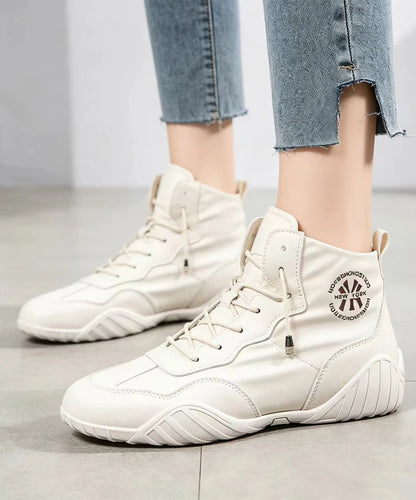 Women's High Top Sneakers Casual Lace-Up 1