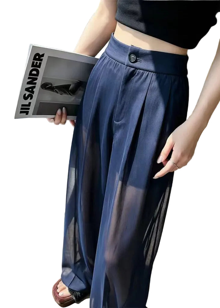 Women’s High Waist Sheer Tulle Pants Bohemian Style 2