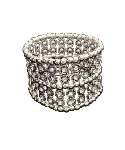 Women's Hollow Out Bangle Bracelet Stylish Design 3